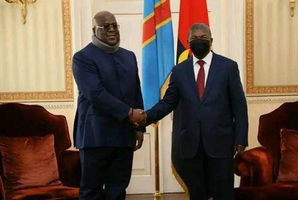 Félix Tshisekedi et João Lourenço